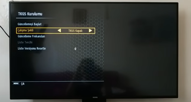 Tkgs manuel kanal sıralama Tkgs manuel kanal sıralama
