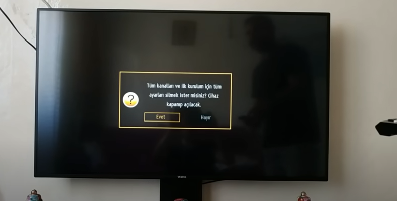 Vestel Smart Tv kanal sıfırlama Vestel Smart Tv kanal sıfırlama
